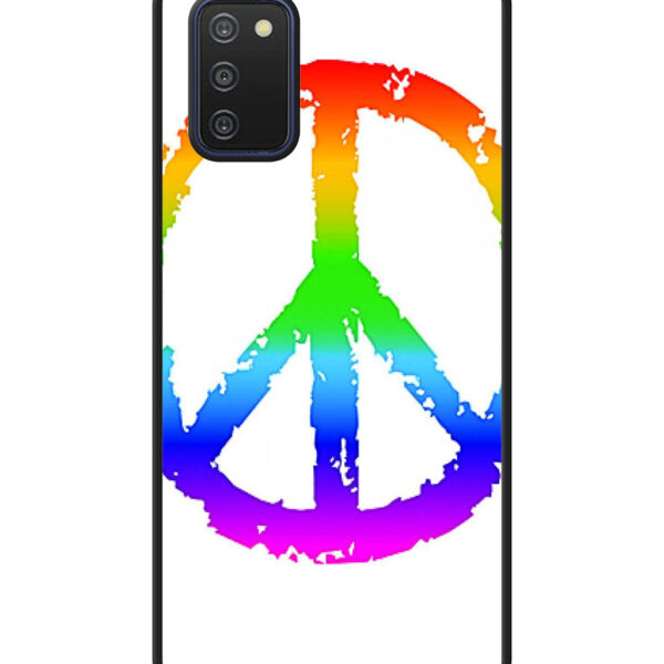 60S Peace Sign Logo Samsung Galaxy A03S Case CT1932