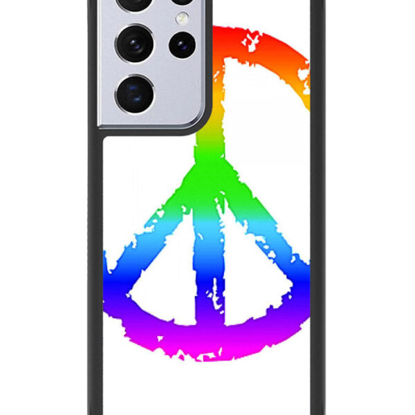 60S Peace Sign Logo Samsung Galaxy S21 Ultra Case CT1932