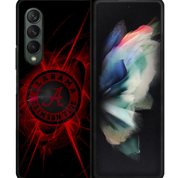 Alabama Logo Black Samsung Galaxy Z Fold 3 5G CT3765