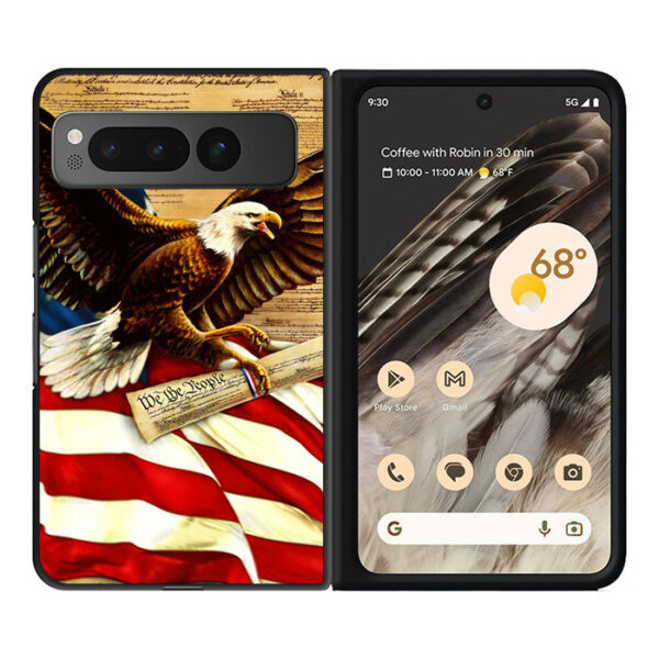 American Flag Eagle Google Pixel Fold CT3786