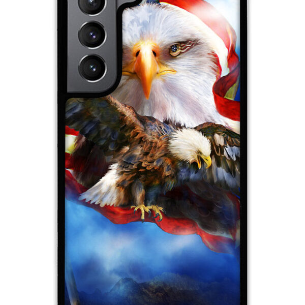 American Flag Eagle Samsung Galaxy S22 5G Case CT2002