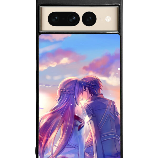 Anime Asuna Yuuki Kirito Sinon SAO Google Pixel 7 Pro Case CT3815