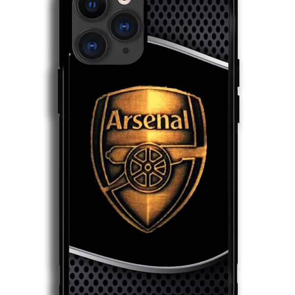 Arsenal Logo Gold iPhone 13 Pro Max Case CT0136