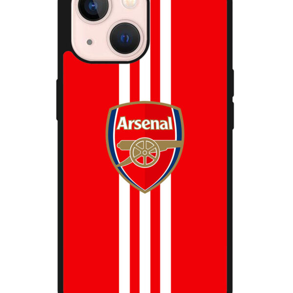 Arsenal Three Stripes iPhone 13 Mini Case CT3868