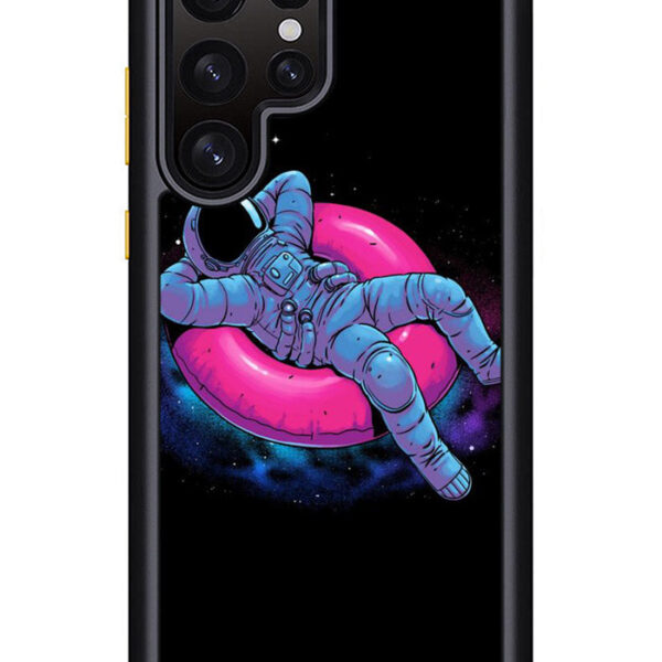 Astro Relax In Space Samsung Galaxy S22 Ultra 5G Case CT2112