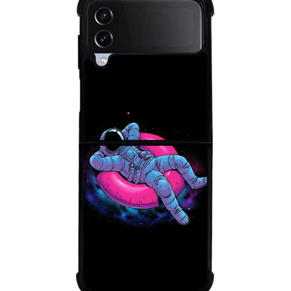 Astro Relax In Space Samsung Galaxy Z Flip 3 5g Case CT2112