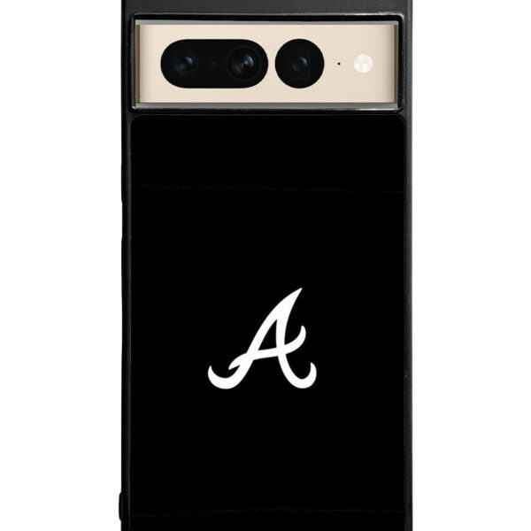 Atlanta braves logo black Google Pixel 7 Pro Case CT2122