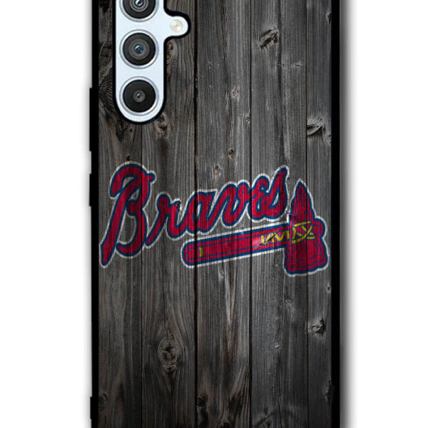 atlanta braves wood Samsung Galaxy A34 5G Case CT2116
