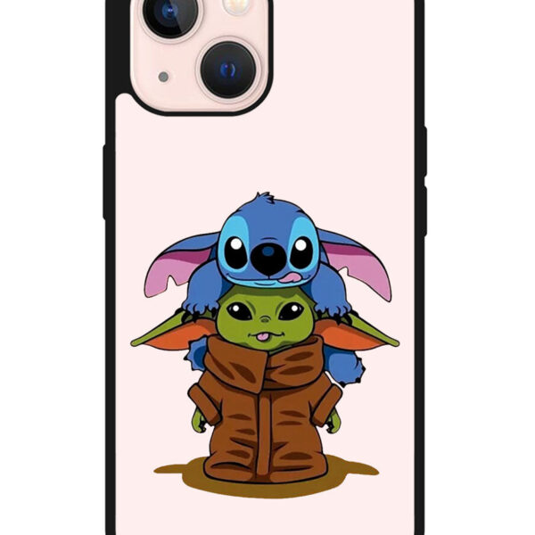 Baby Yoda and Stitch iPhone 13 Mini Case CT10903