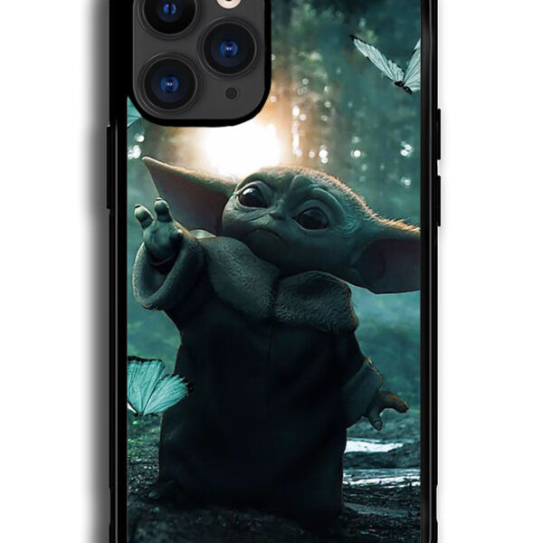 Baby Yoda In The Forest Love Butterfly iPhone 13 Pro Max Case CT10904