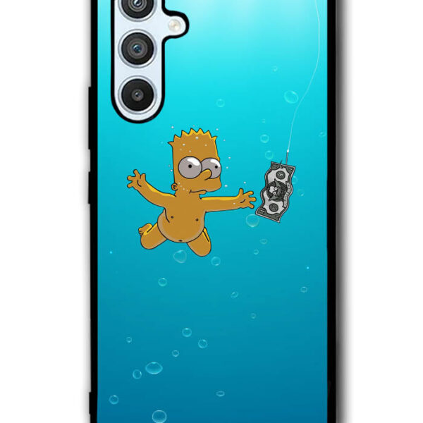 Bart Simpsons Nevermind Nirvana Samsung Galaxy A54 5G Case CT9891