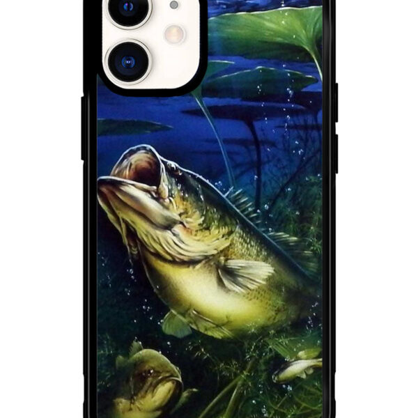 Bass Fishing Largemouth Fish iPhone 12 Mini Case CT2307