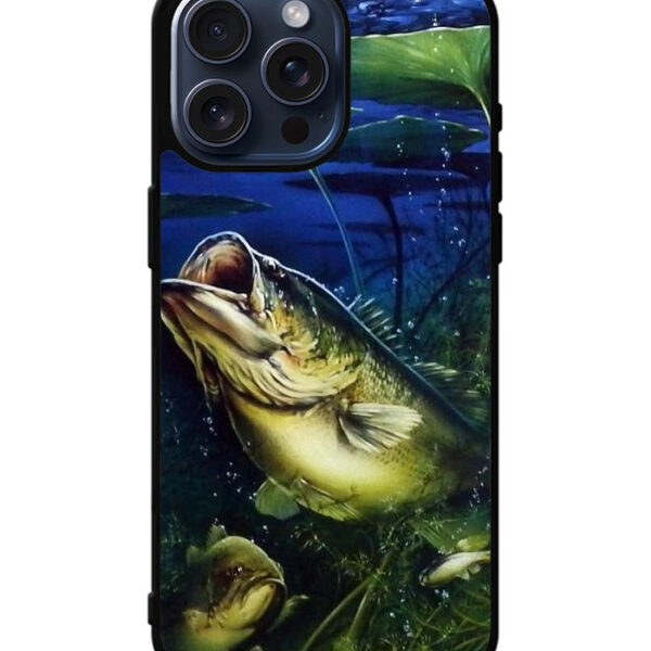 Bass Fishing Largemouth Fish iPhone 15 Pro Max Case CT4079