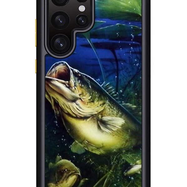 Bass Fishing Largemouth Fish Samsung Galaxy S22 Ultra 5G Case CT2307
