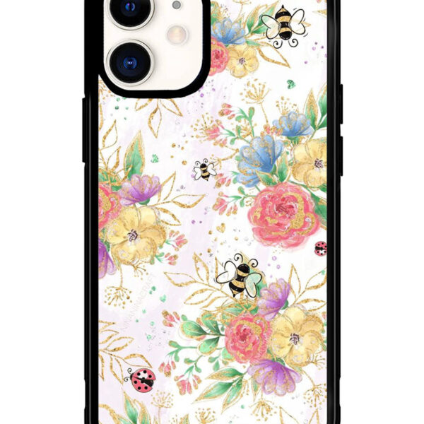 Bee Spring Flowers iPhone 12 Mini Case CT4302