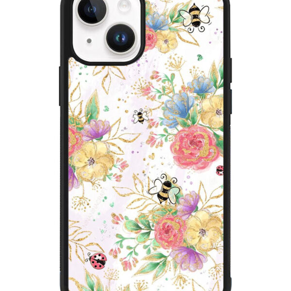 Bee Spring Flowers iPhone 15 Case CT5982