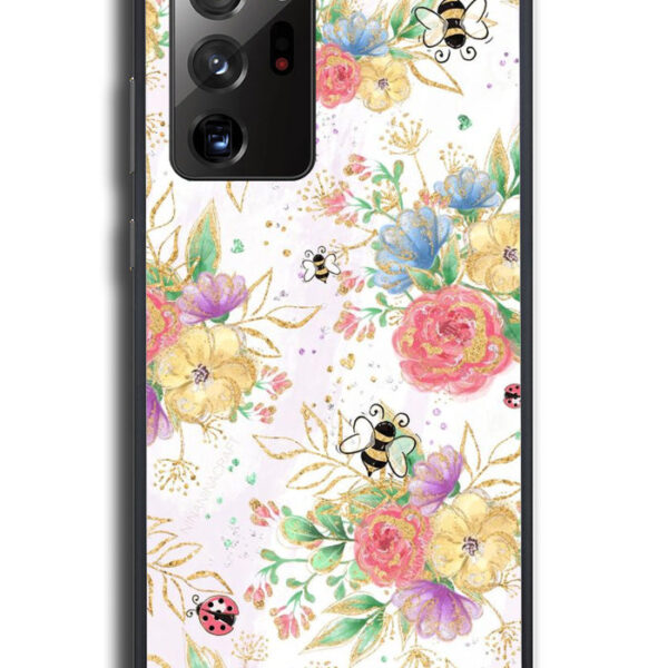 Bee Spring Flowers Samsung Galaxy Note 20 Ultra Case CT4302