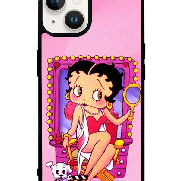 Betty Boop and Dog iPhone 14 Plus Case CT4119