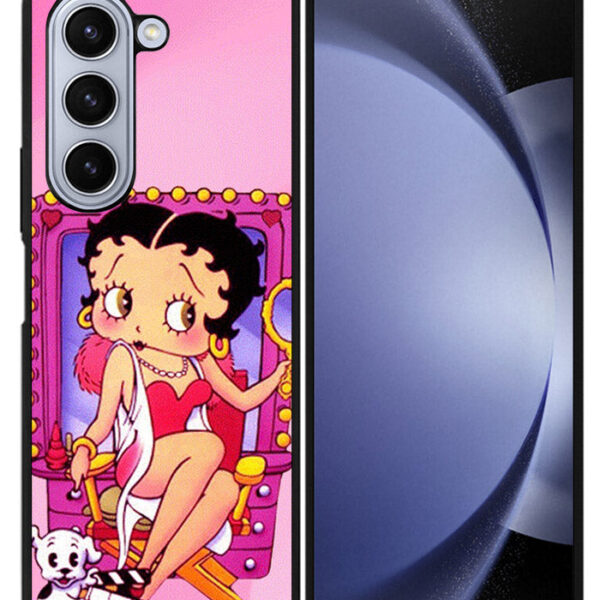 Betty Boop and Dog Samsung Galaxy Z Fold 5 2023 5G Case CT4119