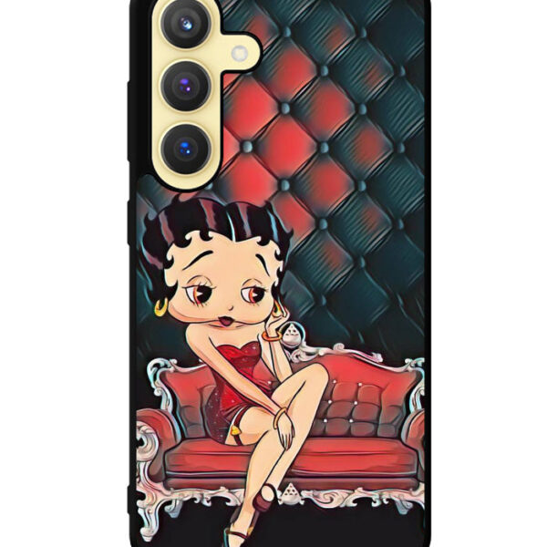 Betty Boop Wallpaper Samsung Galaxy S24 Plus Case CT4130
