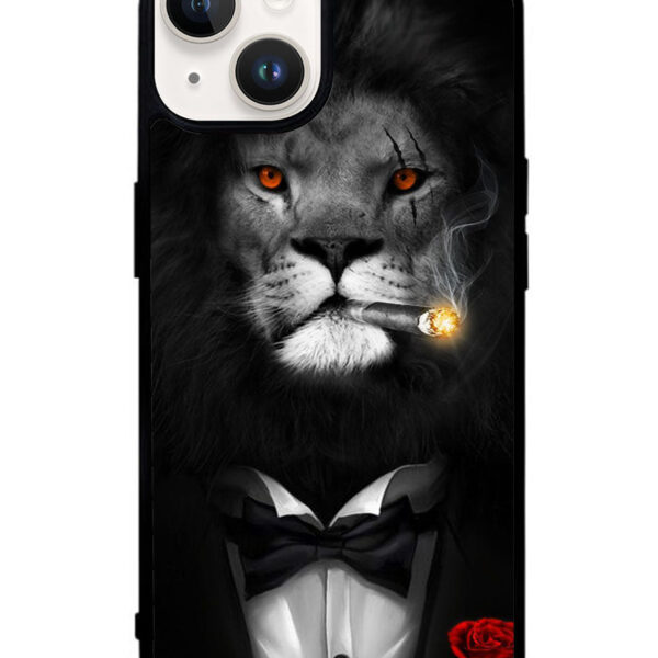 Big Boss Lion Flower iPhone 14 Plus Case CT7937