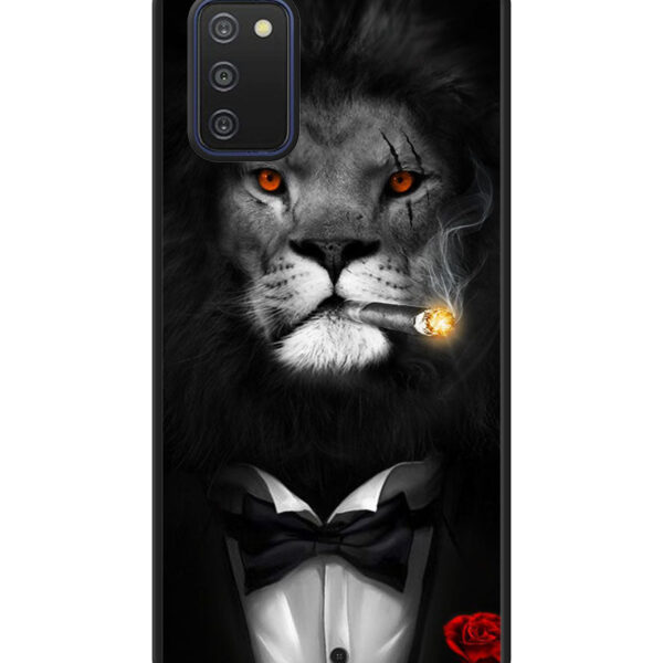 Big Boss Lion Flower Samsung Galaxy A03S Case CT7937