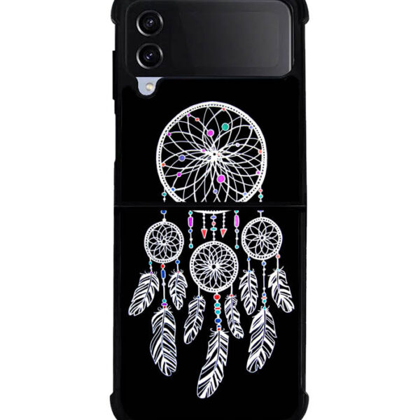 Black Dream Catcher Samsung Galaxy Z Flip 3 5g Case CT2394