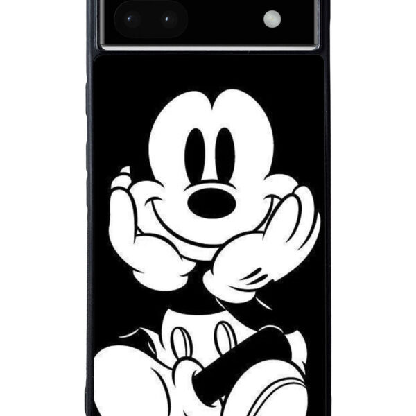 Black Mickey Mouse Google Google Pixel 6A Case CT1845