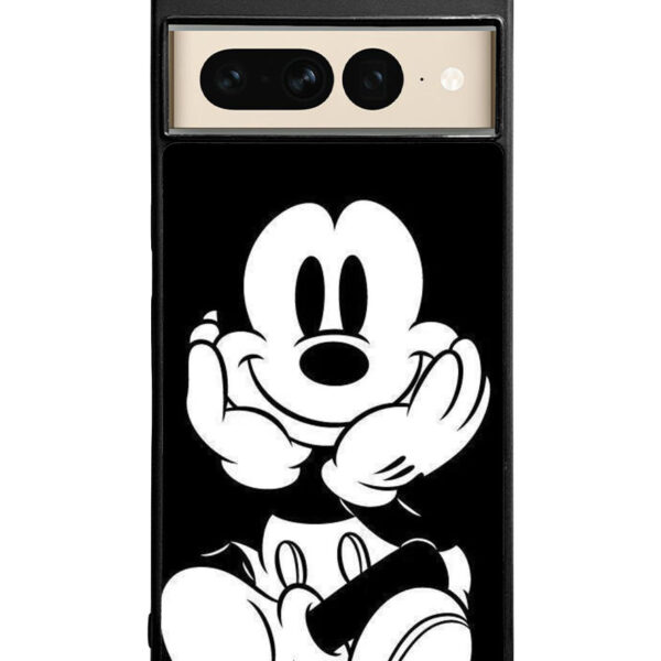 Black Mickey Mouse Google Pixel 7 Pro Case CT1845