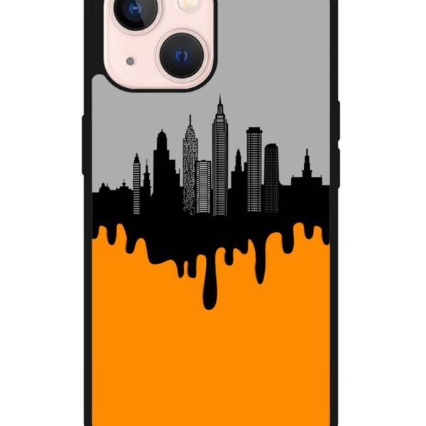 Black Orange iPhone 13 Case CT9518