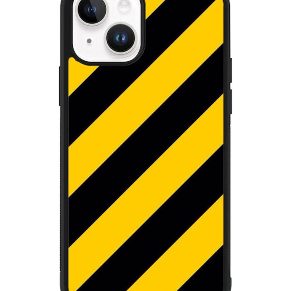 Black Yellow iPhone 15 Case CT6124