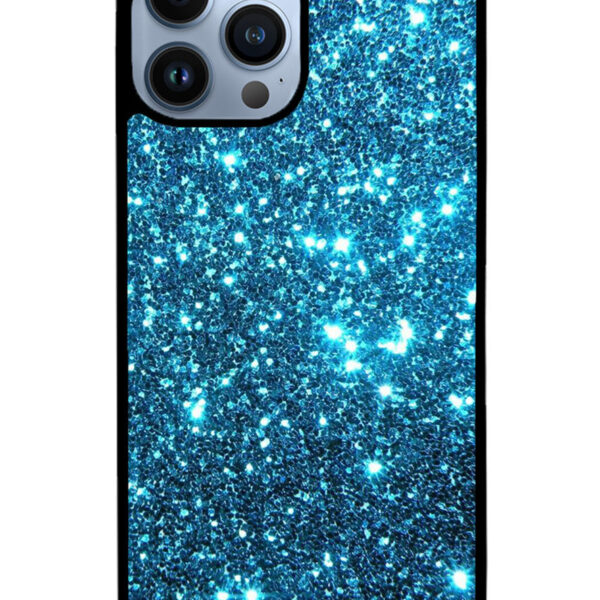 Blue bling sparkling sparkles iPhone 13 Pro Case CT2421