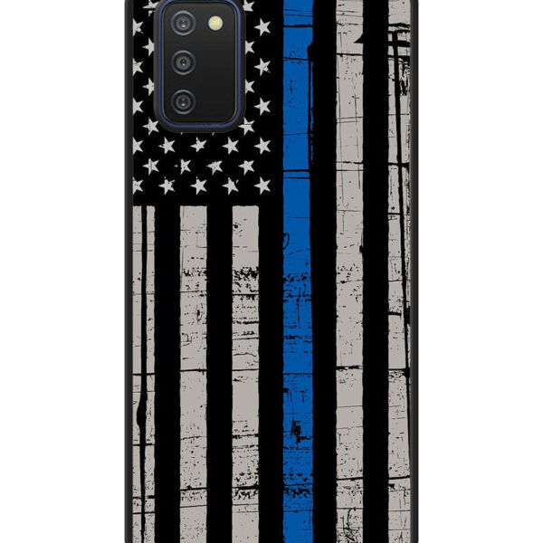 Blue Line Flag Samsung Galaxy A03S Case CT6018