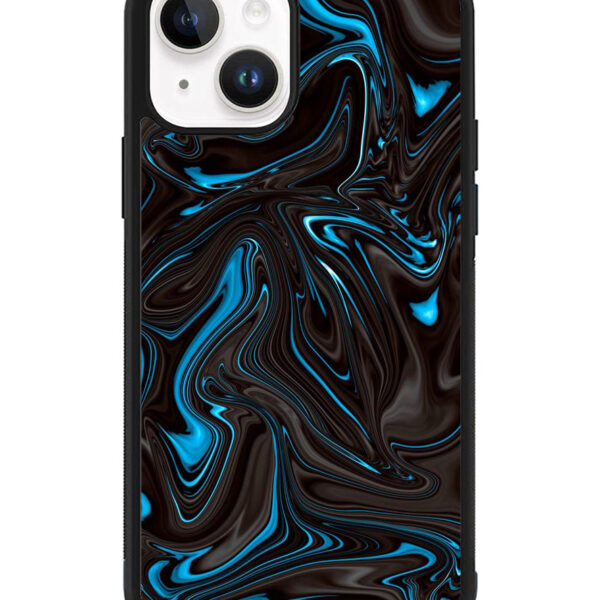 Blue liquid iPhone 15 Case CT9587
