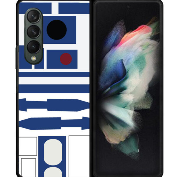 Blue R2d2 Star Wars Google Samsung Galaxy Z Fold 3 5G CT1794