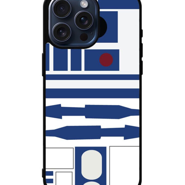 Blue R2d2 Star Wars iPhone 15 Pro Max Case CT1794