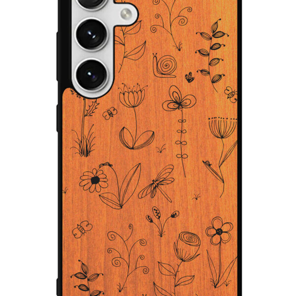 Botanical Plants Wood Samsung Galaxy S24 5G Case CT4238