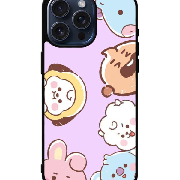 BT21 Army iPhone 15 Pro Max Case CT9309