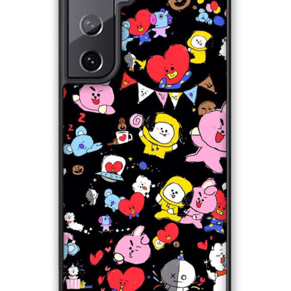 BT21 in Planet Py Samsung Galaxy S21 FE 5G Case CT5400