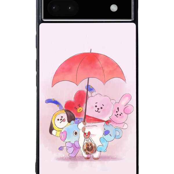 BT21 RJ Shooky Mang Koya Google Pixel 6A Case CT5398