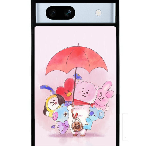 BT21 RJ Shooky Mang Koya Google Pixel 7A Case CT5398