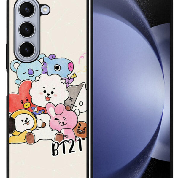 BTS BT21 Samsung Galaxy Z Fold 5 2023 5G Case CT4285