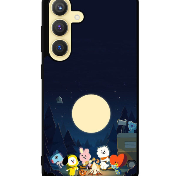 BTS BT21 Team Camping In Forest Samsung Galaxy S24 Plus Case CT4303