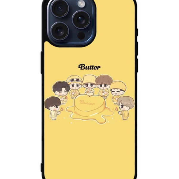 BTS Butter Chibi Personil iPhone 15 Pro Max Case CT9867