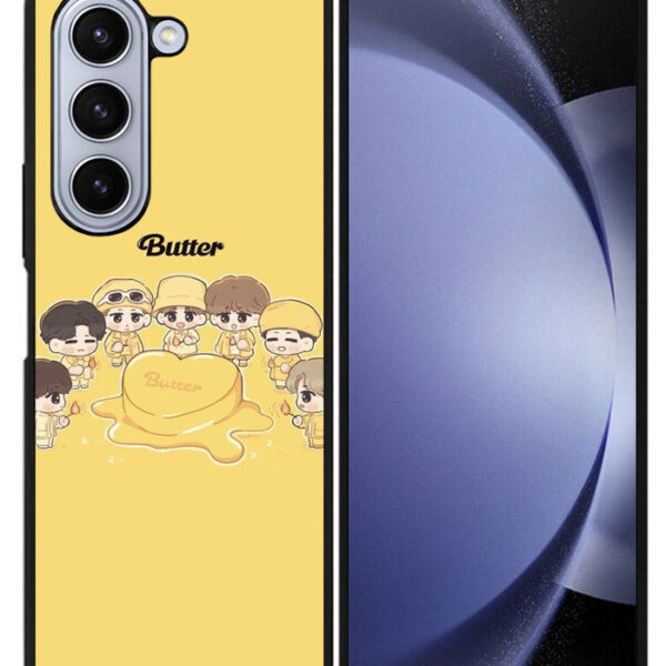 BTS Butter Chibi Personil Samsung Galaxy Z Fold 5 2023 5G Case CT9867