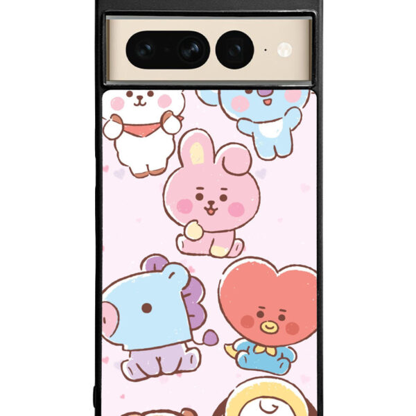 BTS Kawaii Google Pixel 7 Pro Case CT9300