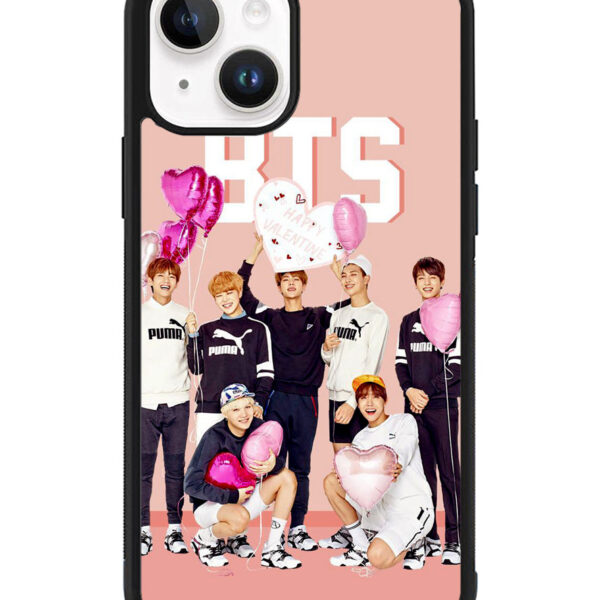 BTS Pink iPhone 15 Plus Case CT0485