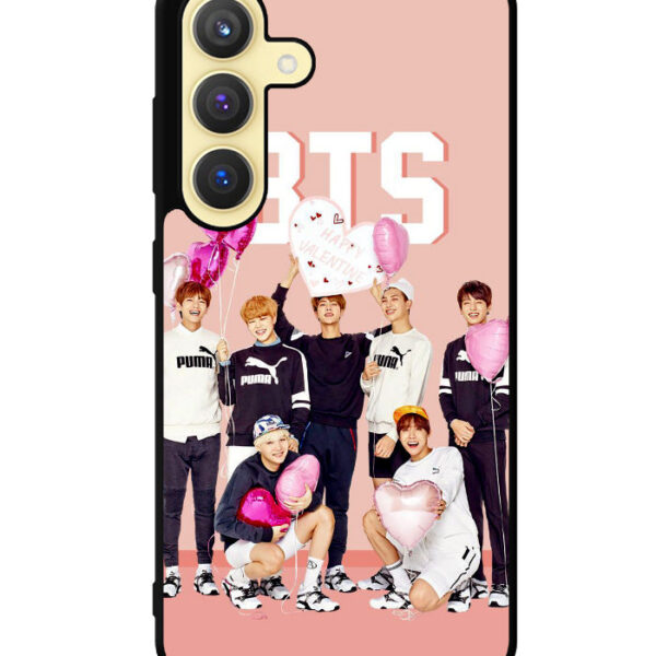 BTS Pink Samsung Galaxy S24 Plus Case CT0485