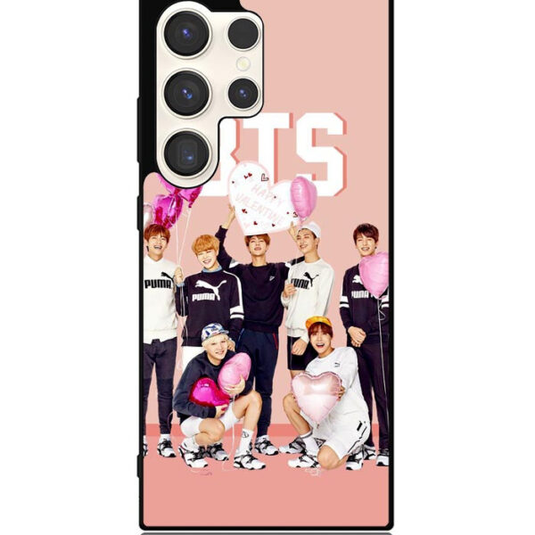 BTS Pink Samsung Galaxy S24 Ultra Case CT0485
