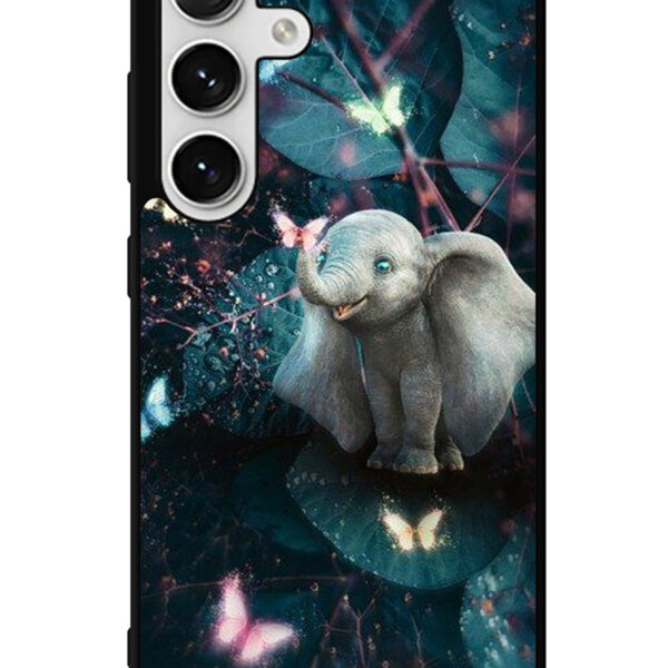 Butterfly Elephant Light F Samsung Galaxy S24 5G Case CT4352